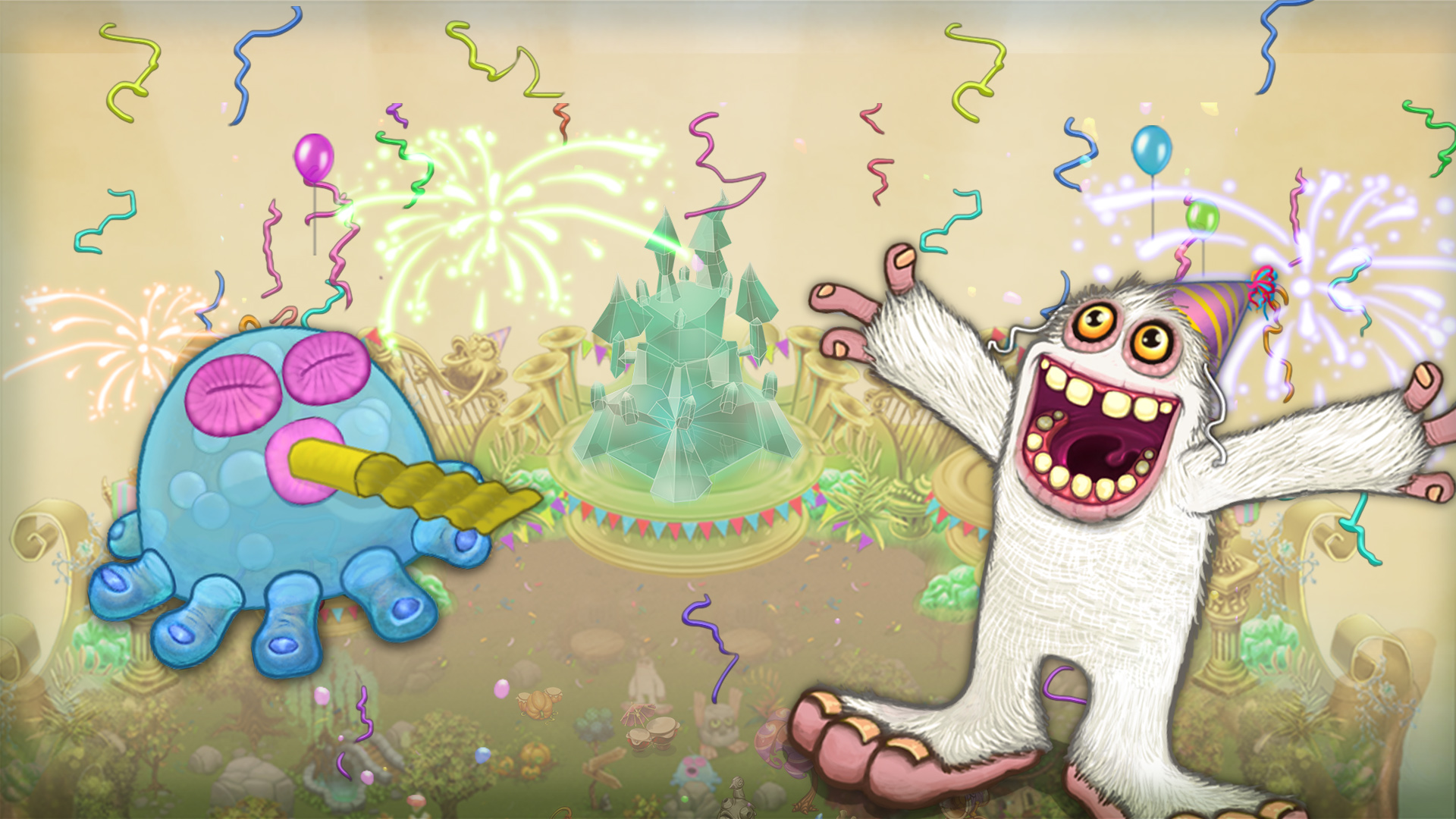my singing monsters playground characters
