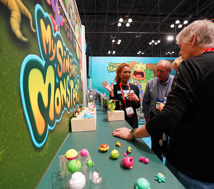 My Singing Monsters Takes Over New York Toy Fair Big Blue Bubble